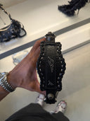 Sac porté épaule Le Cagole Shoulder Bag XS à strass