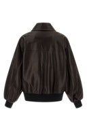 Veste Cuir Marron