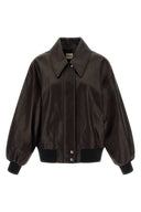 Veste Cuir Marron