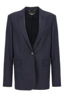 Veste Laine Bleu
