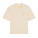 T-Shirt Beige Patch Ami de Coeur Beige En Coton