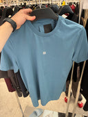 T-shirt à logo 4G brodé bleu ciel
