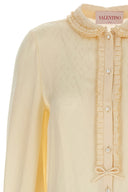 Chemise Soie Beige