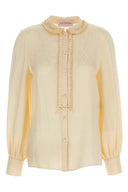 Chemise Soie Beige