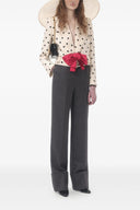 Pantalon Laine Gris