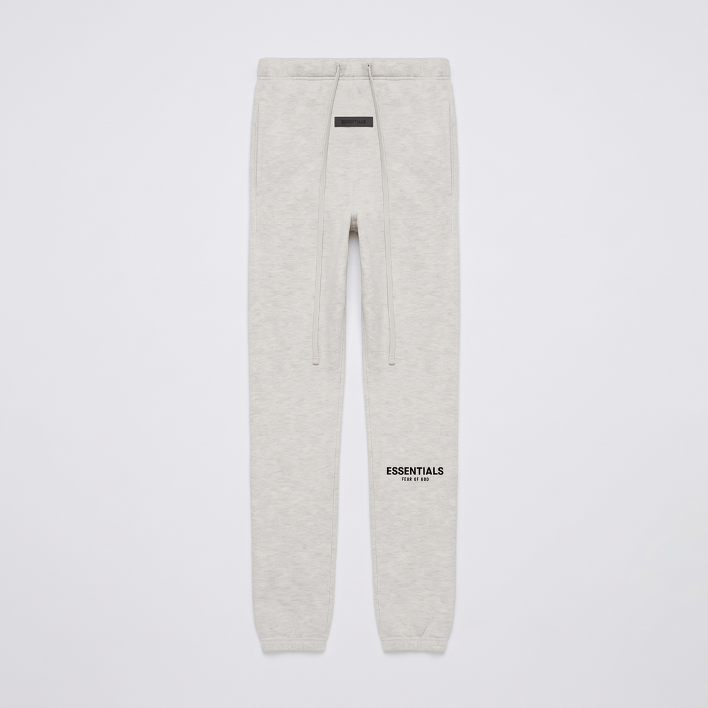 Fear of God Essentials Sweatpants Light Oatmeal – face