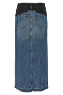 Jupe Coton Bleu