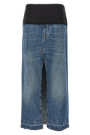 Jupe Coton Bleu
