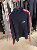 Balenciaga Large Hoodie Icon Faded Black/White