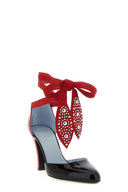 Talons Cuir Multicolore