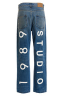 Pantalon Denim Bleu