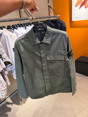 Surchemise légère overshirt vert kaki