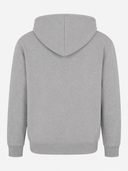 Hoodie Zip Signature Cœur Gris Chiné
