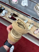 Sandales crochet plateforme GG beige