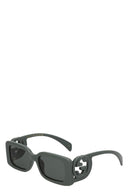 Lunettes de soleil rectangulaires