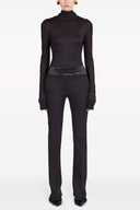 Pantalon Satin Noir
