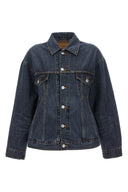 Veste Denim Bleu