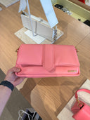 Sac épaule Le Petit Bambimou en cuir rose