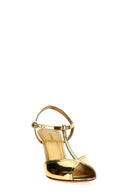 Sandales Cuir Doré