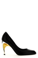Talons Cuir Argenté