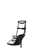 Talons Cuir Noir
