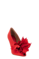 Talons Cuir Rouge