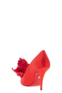Talons Cuir Rouge