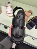 Sandales chunky à brides épaisses noires