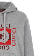 Sweat à capuche imprimé Gucci Incrocio Gg'