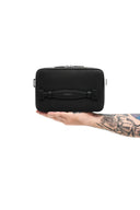 Bandoulière en cuir avec logo