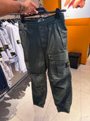 Pantalon cargo loose vert kaki