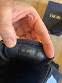 Sneakers B25 Runner Suède Dior en toile oblique et daim noir