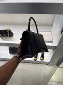 Sac à main Hourglass Top Handle noir