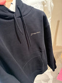 Hoodie à logo brodé signature noir