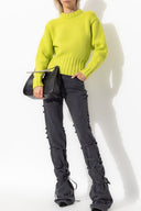 Pantalon Cuir Noir