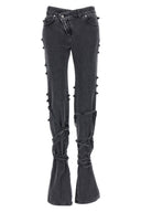 Pantalon Cuir Noir