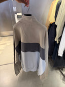 Balenciaga 10 Avenue George V Zip-Up Track Jacket Beige Grey