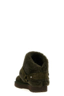 Chaussures Shearling Vert