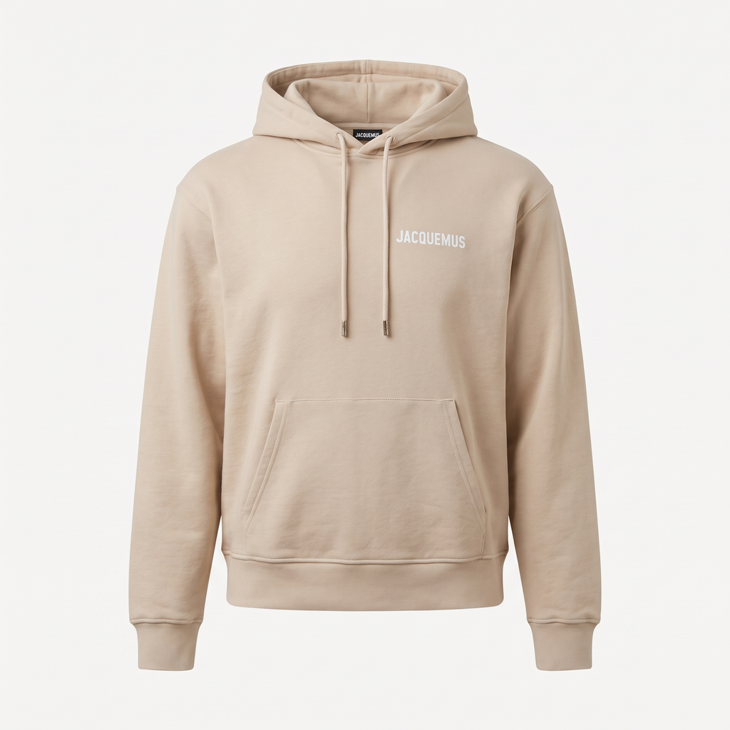 Le Hoodie Classique Jacquemus Beige – face