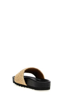 Sandales Cuir Beige