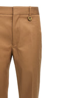 Pantalon Coton Beige