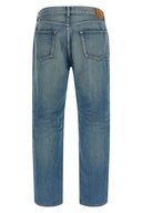 Pantalon Cuir Bleu