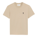T-shirt Beige Ami De Coeur Noir En Coton