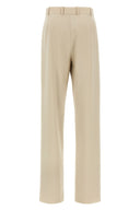 Pantalon Soie Beige