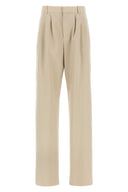 Pantalon Soie Beige