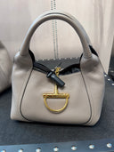 Mini sac Gucci Soft Horsebit en cuir grainé