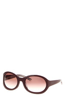 Lunettes de soleil Gucci Ancora rouges