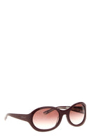 Lunettes de soleil Gucci Ancora rouges