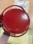 Sac vanity Le Vanito en cuir rouge brillant