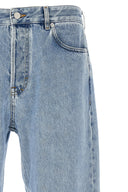 Jeans à empiècements GG